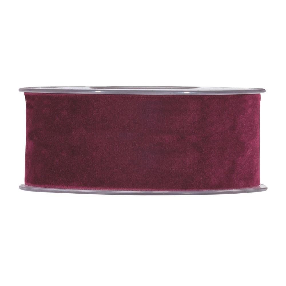 NASTRO MM40X7MT DOUBLE VELVET BORDEAUX